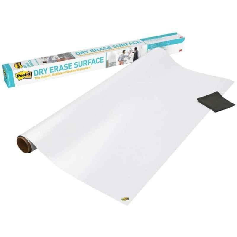 3M Post-it 120x90cm White Dry Erase Surface Magic-Chart with cloth