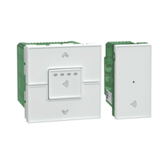 Schneider Electric Wiser 2.0 Smart Automation Living Room Combo with 1 Pc 16A 1M White Connected Switch (CS16A1MSW_WE) & Fan Regulator (CD4SFR2M_WE)