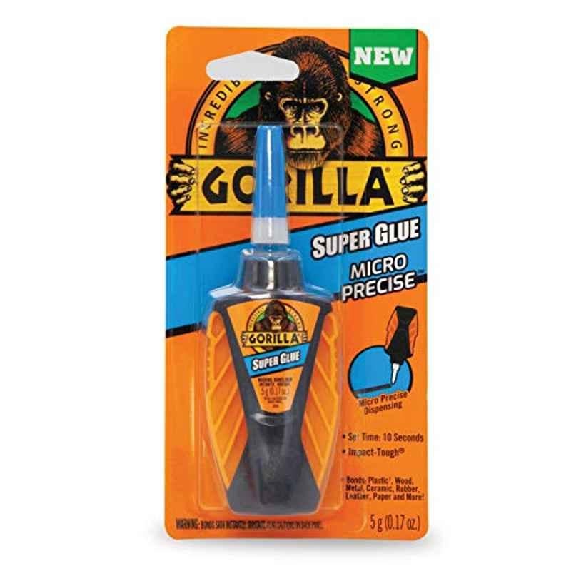 Gorilla 5g Clear Micro Precise Super Glue, 6770002