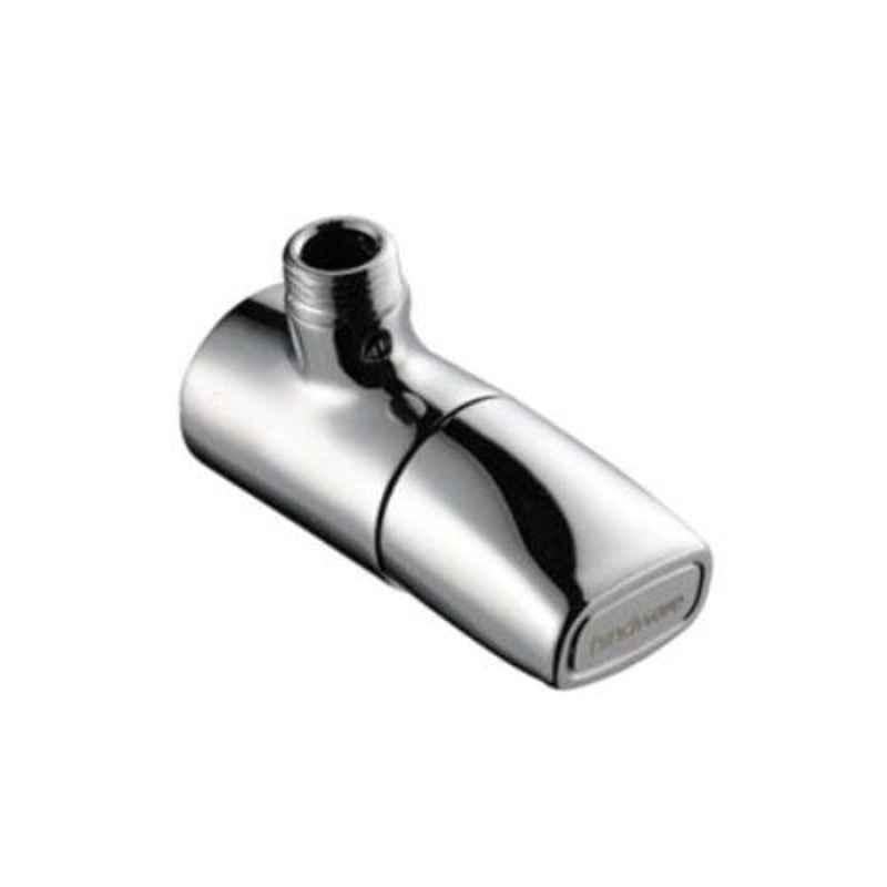 Hindware Cedar Stainless Steel Chrome Angular Stop Cock with Wall Flange, F720005CP