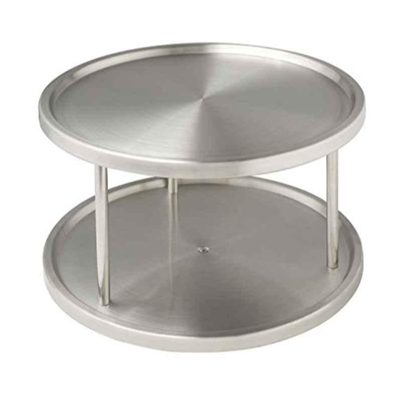 Wenko 26.5x15.5x26.5cm Stainless Steel Silver Cupboard Carousel, 2335100