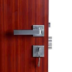 Saze 45x85mm ‎Stainless Steel Satin Finish Mortise Main Door Lock Set, SZ-MG-201-ROSE-OSK