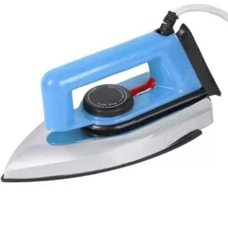 Dee Sons 750W Plastic & Teflon Sky Blue Quick Heat Technology Dry Iron