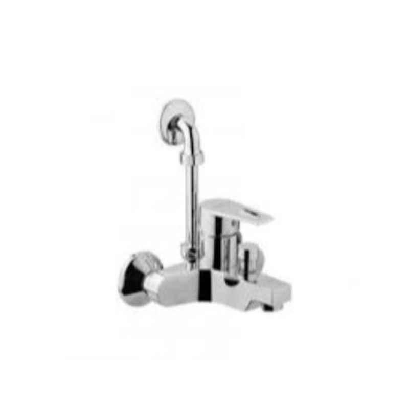 Hindware Amazon Chrome Brass Bath & Shower Mixer with Provision of Over Head Shower, F320019