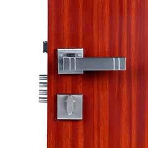 Voltizi 45x85mm Stainless Steel Satin Finish Mortise Main Door Lock Set, SPACIO-ROSE-OSK-3