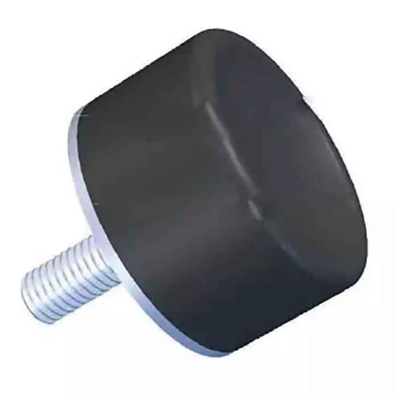 RS Pro M10 Anti Vibration Mount Male Buffer Foot with 87.4kg Load, 1264981 (Pack of 2)