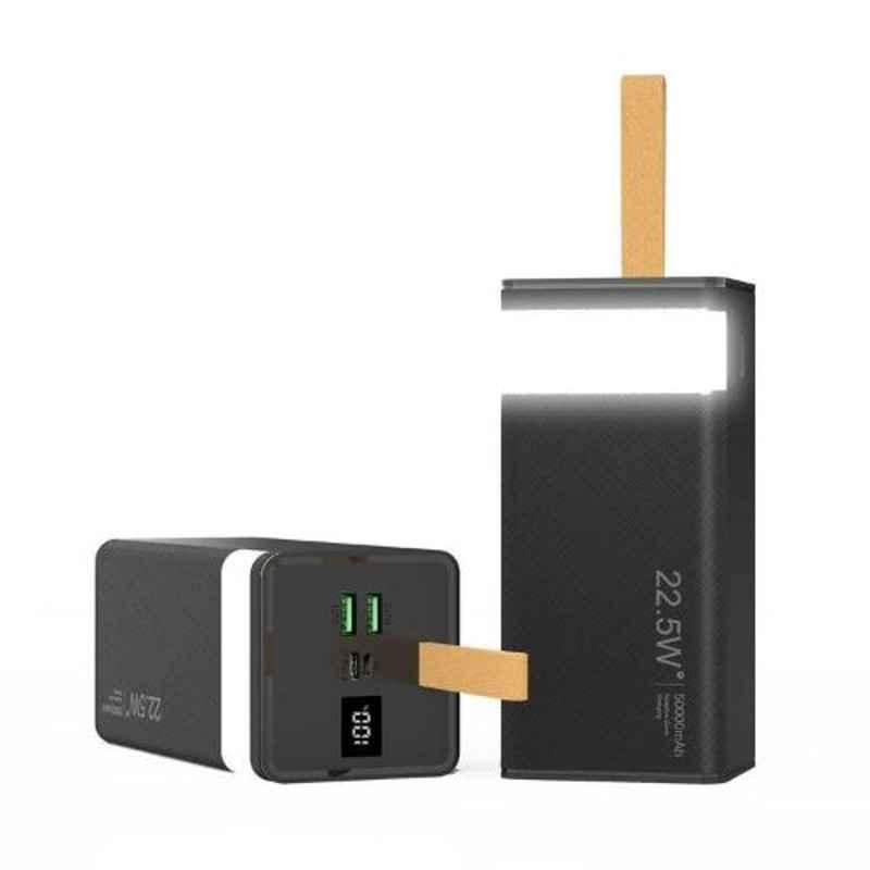 Green Lion 50000mAh 22.5W Black Power Tank Power Bank, GNTPB50KBK