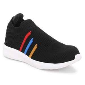 ArmaDuro Knitted Fabric Steel Toe Black Safety Shoes, ADR_1032_BLACK, Size: 9