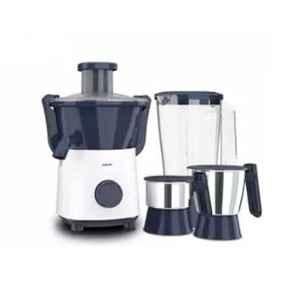 Philips 500W Plastic Dark Azure Juicer Mixer Grinder with Stainless Steel Blades & 2 Jars, HL7567/00