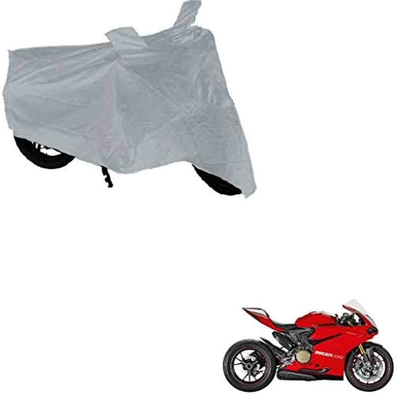Kozdiko Silver Bike Body Cover with Mirror Pockets Forducati 1299 Panigale, kozd_17274