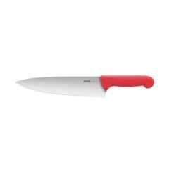 Kohe Chef 10 inch Stainless Steel Silver & Red Chef Kitchen Knife, 1192.1