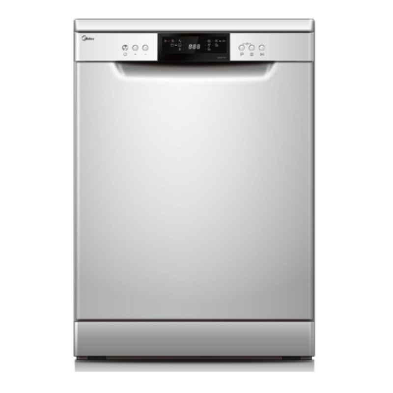 Midea 14 Place Stainless Steel Silver Dishwasher, WQP147617Q-S