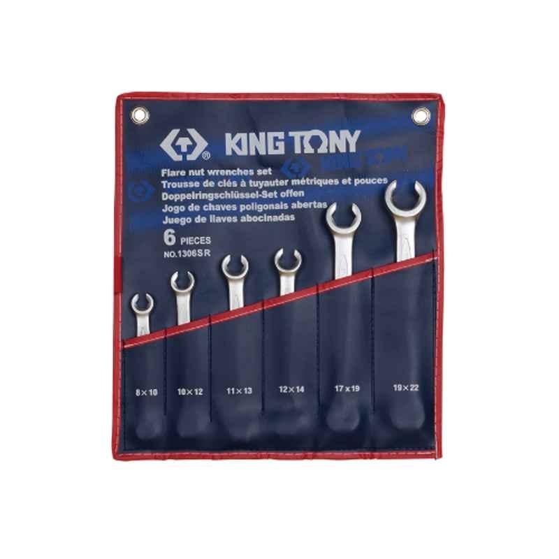 6PC.FLARE NUT WRENCH SET SAE, 1306SR