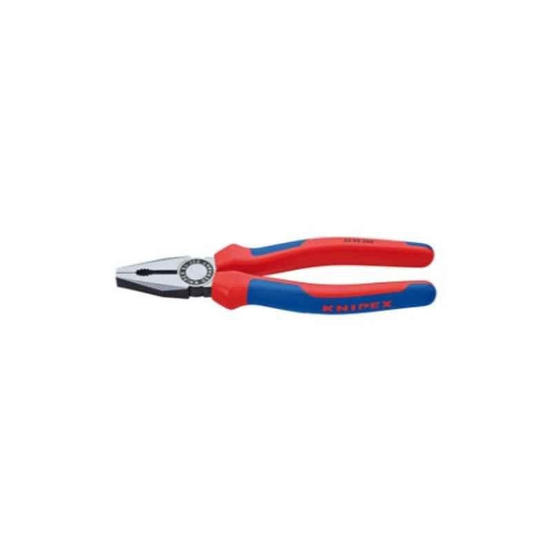 Knipex 20.5cm Steel Red & Blue Combination Plier, 302200