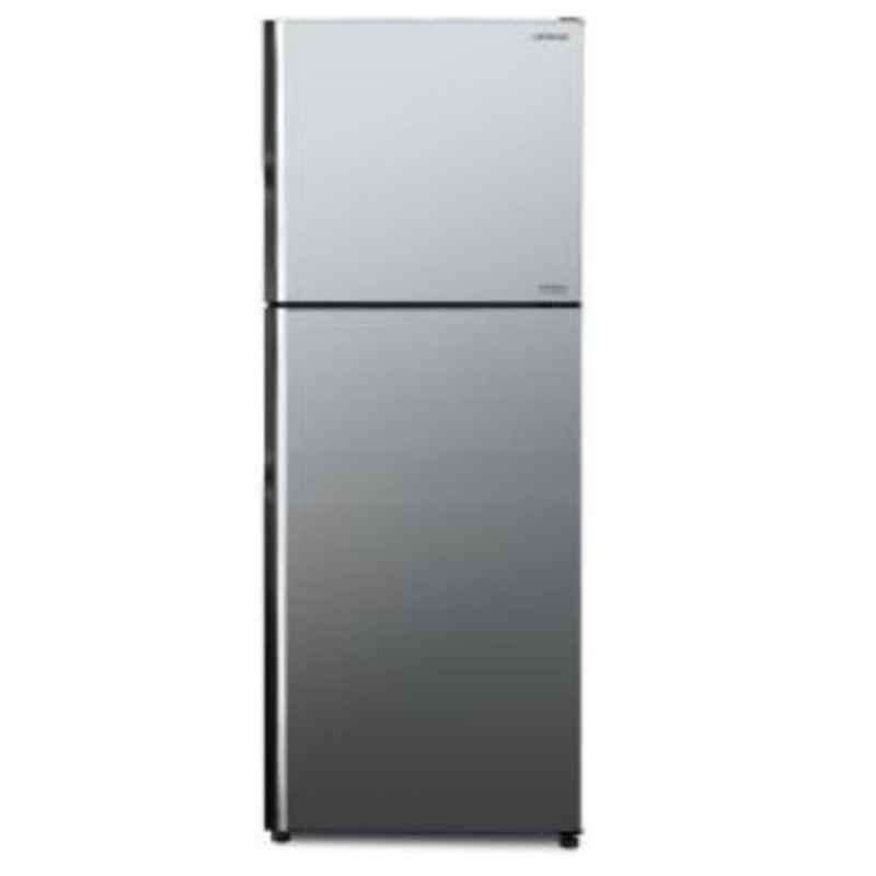 Hitachi 403L Brilliant Silver Top Mount Inverter Refrigerator, RVX500PUK9KBSL