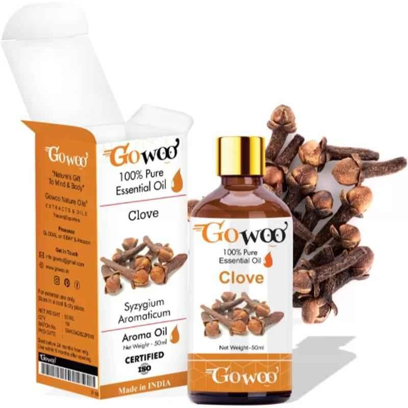 GoWoo 50ml Clove Bud Therapeutic Grade Virgin Oil, GoWoo-P-126