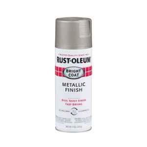 Rust-Oleum 312g Aluminium Stops Rust Bright Coat Metallic Spray Paint for DIY Decoration, 7715830