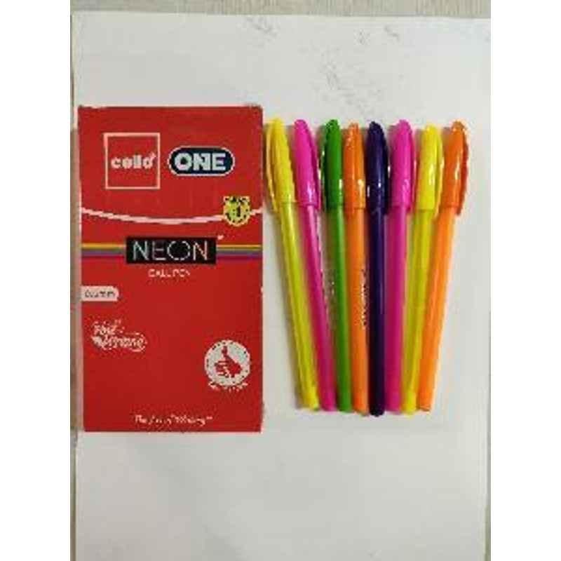CelloUse And Throw Pens Neon colours Pen