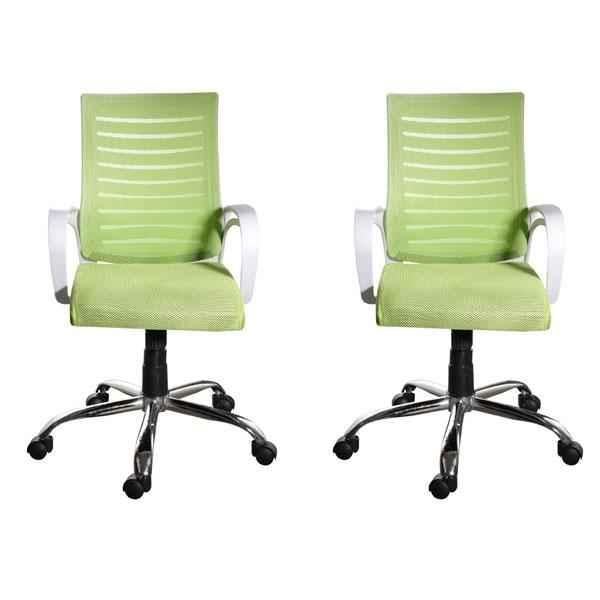 FEX-CHAIR WITH ARM GREEN／ACTUS Green High Back Leather Office Chair at ₹ 7000/pair | Office High