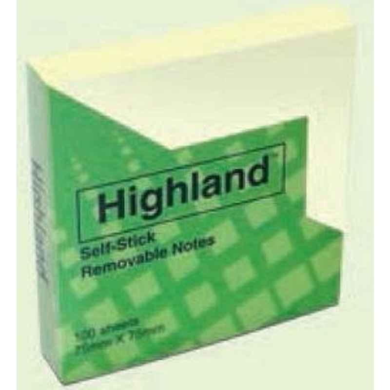 3M 76x76mm Self Stick Removable Note