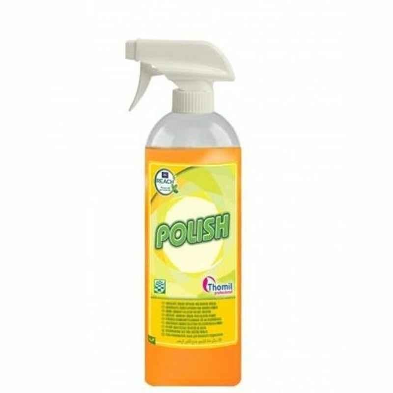 Thomil Polish Lubricant Collector for Wet Sweeping, Floral Scented, 750ml, Orange, PK12
