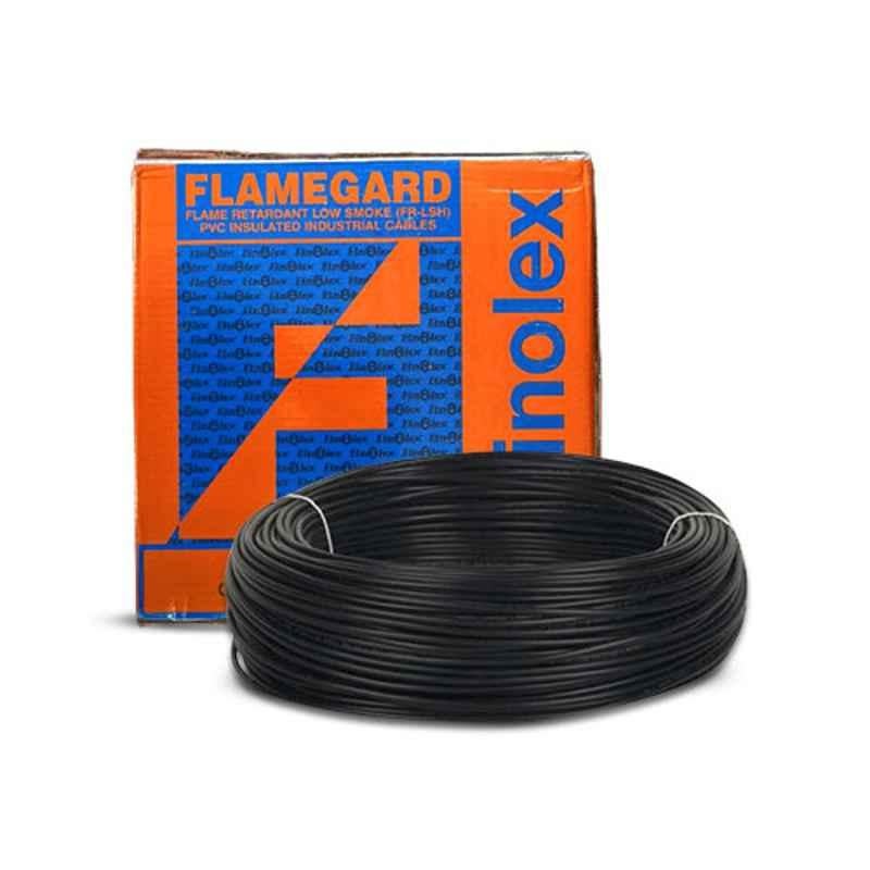 Finolex 2.5 Sqmm 90m Black Single Core FR-LSH PVC Insulated Industrial Cables, 10115