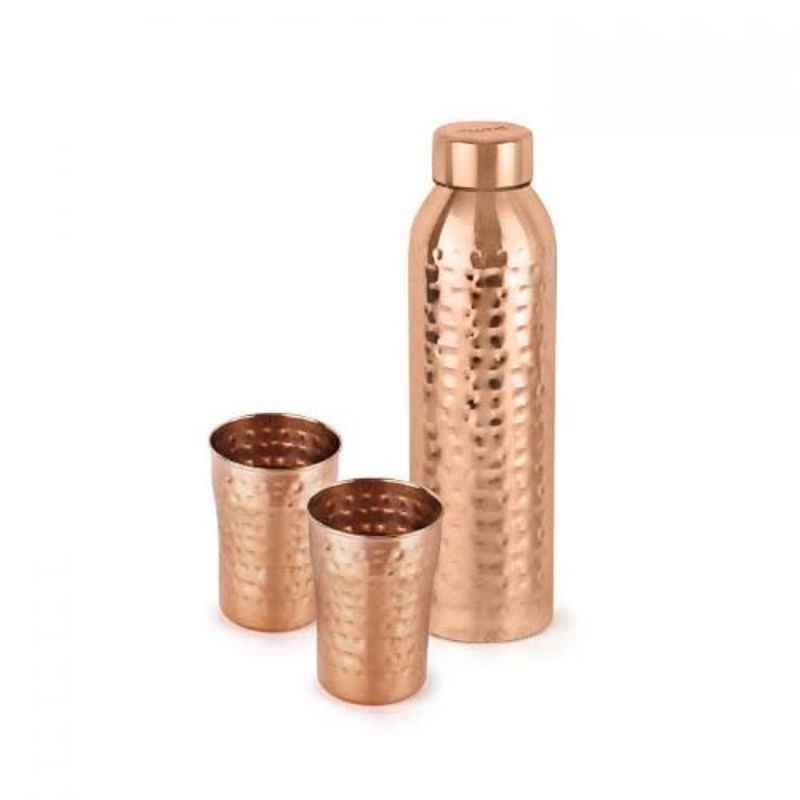 Copper Bottle Glass set - Perefect gift for everyone. Live with Shanti –  sevenzings