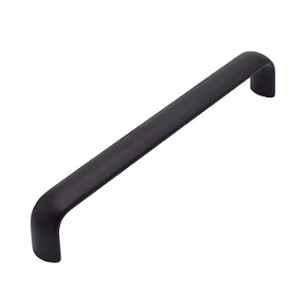 RAB 4 inch Stainless Steel Matt Black Oval Drawer Pull Handle (Pack of 3)