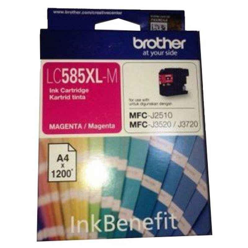 Brother LC 585XLM Magenta Ink Cartridge