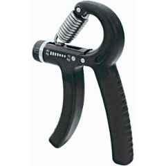 QUIT-X 8.3cm 22-88 LBS Black Hand Squeezer Adjustable Strength Resistance Trainer Hand Fitness Grip