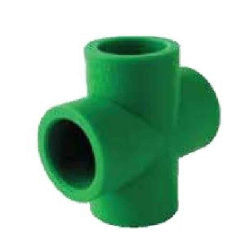 Hepworth 20mm PP-R White Pipe Cross, 4300902060022 (Pack of 150)