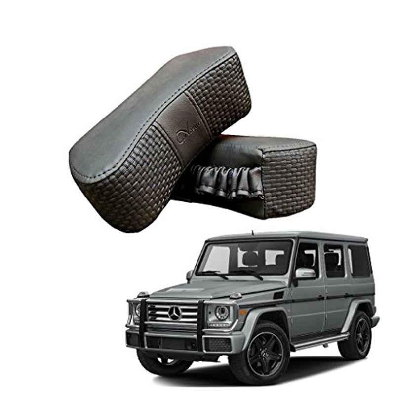 Kozdiko 2 Pcs Memory Foam Grey Luxurious Neck Rest Cushion Pillow Set for Mercedes Benz G-Class