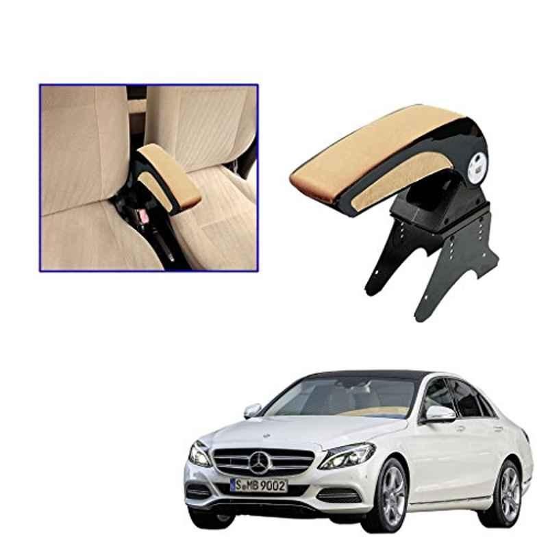 Kozdiko Beige Chrome Armrest for Mercedes Benz C-Class, koz_16480