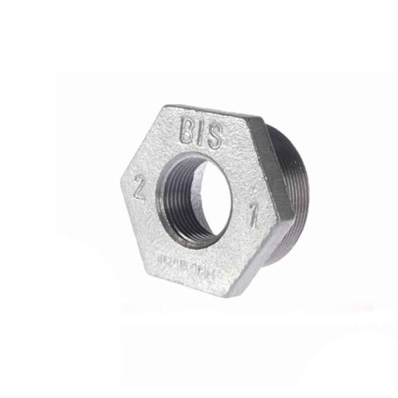 BIS 1x3/4 inch Galvanized Iron Reducer Bush