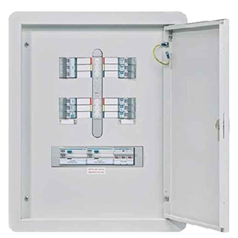 Hager 125A 10 Way TPN Distribution Board, JK1B10F2