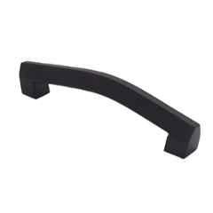 RAB 128mm Zinc Matt Black Finish Drawer Pull Handle, AR1152 JUPID (Pack of 3)