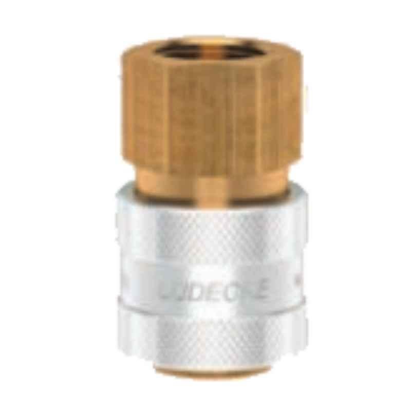 Ludecke ESK38I G 3/8 Single Shut-off Female Thread Quick Connect Coupling