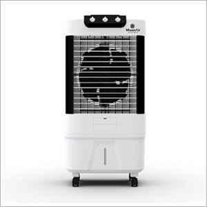 Moonair 70L Plastic Black & White Diamond Desert Air Cooler with 5 Fin Power Flow Blade & Castor Wheels, Diamond 70