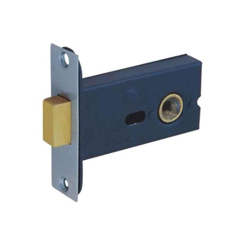 Dorfit 57mm Blue & Gold Washroom Door Dead Lock Backset, DTML014
