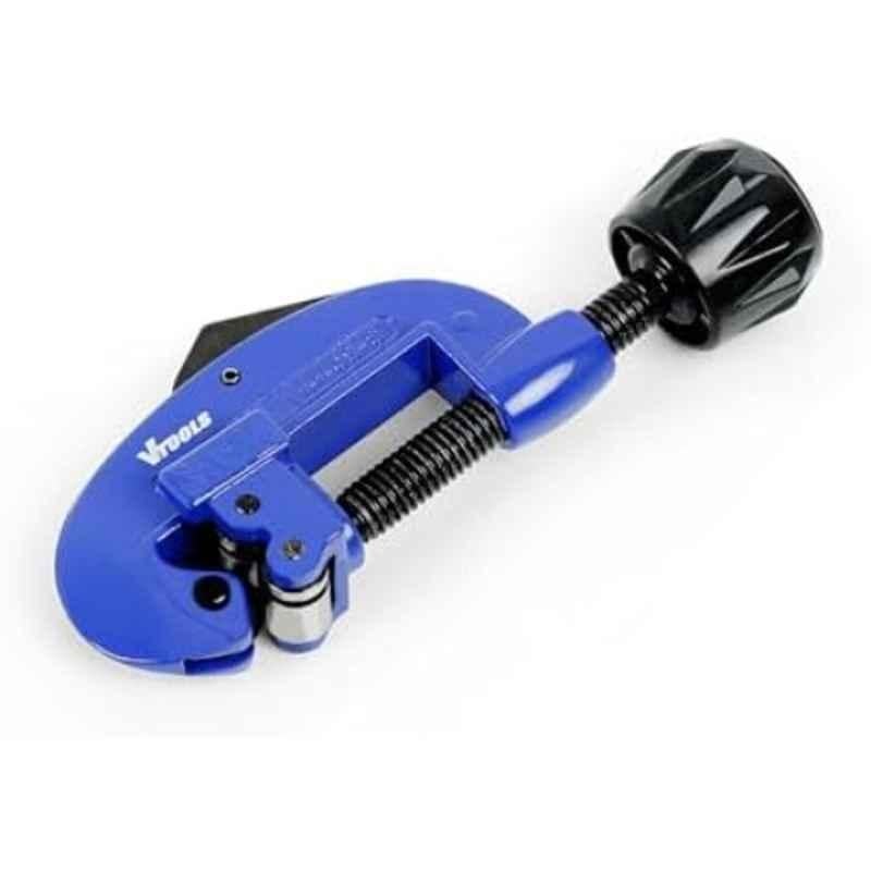 VTOOLS 3-30mm Stainless Steel & Aluminium Alloy Blue Lightweight PVC Tube Cutter, VT2239