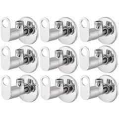 Senkiddpro Prime Stainless Steel Chrome Finish Wall Mounted Angle Cock (Pack of 9)