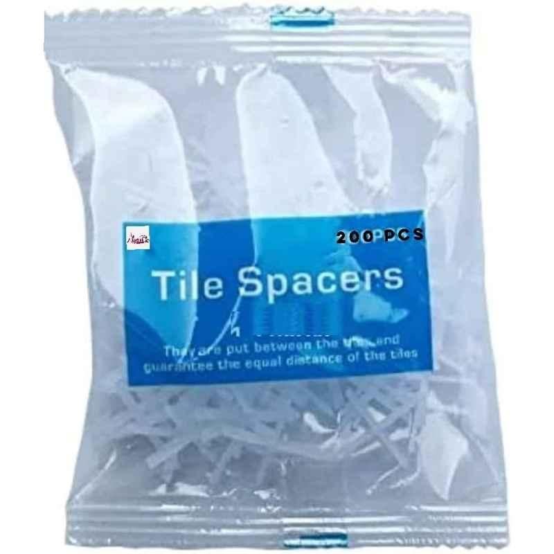 Abbasali 2.5mm Plastic Ceramic Tile Spacers (Pack of 200)