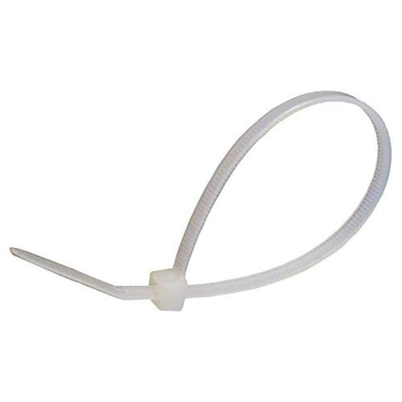 Generic 100Pcs 300x3.6mm White Cable Tie Set