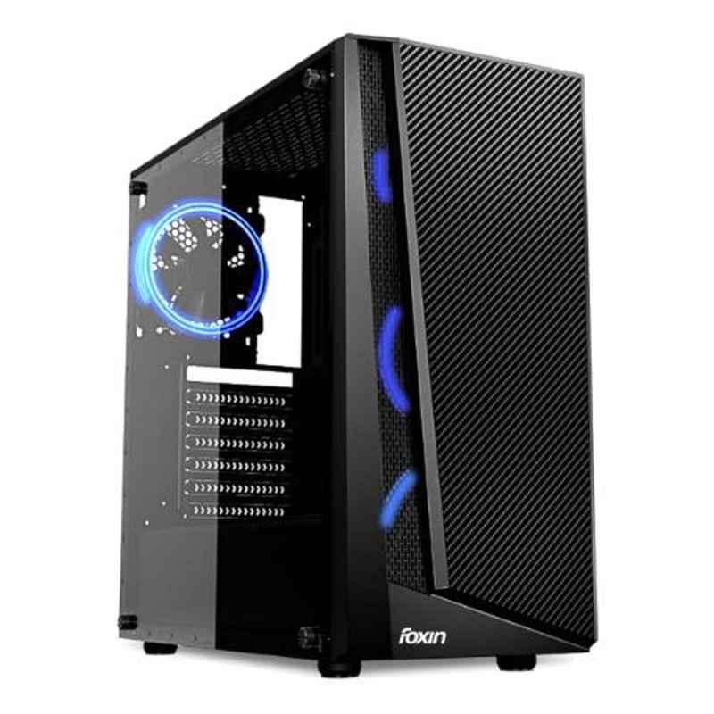 Foxin URANIUM Plastic & Metal Anti Dust Mid Tower Gaming Cabinet