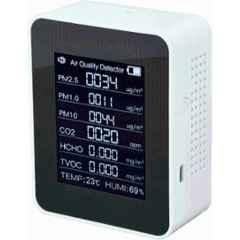 HSETIN MxRady PM1/2.5/10/TVOC/HCHO/Temp./Humidity Air Quality Meter for Kitchen & Bedroom, ZN-2CO7