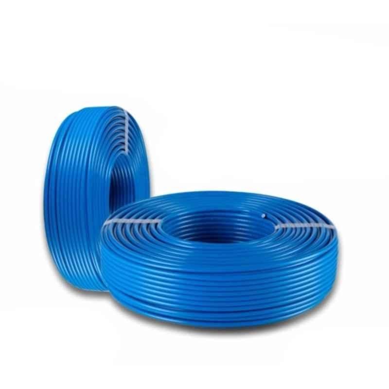 Vronica 4 Sqmm PVC Insulated Single Core Blue House Wire, Length: 90 m