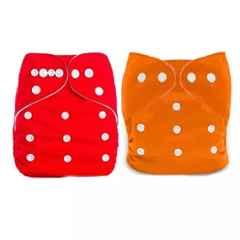 Fastgear Cotton Reusable Baby Diaper with Insert Pad, FG403, Size: Free Size