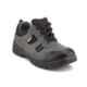 Everest EVE-602 Low Ankle Leather Steel Toe Single Density Black Work Safety Shoes, Size: 5