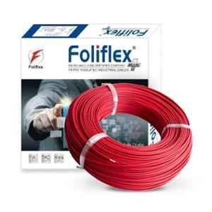 Foliflex Plus 1.5 Sqmm Red Single Core FR Multistrand PVC Flexible Wire, Length: 90 m