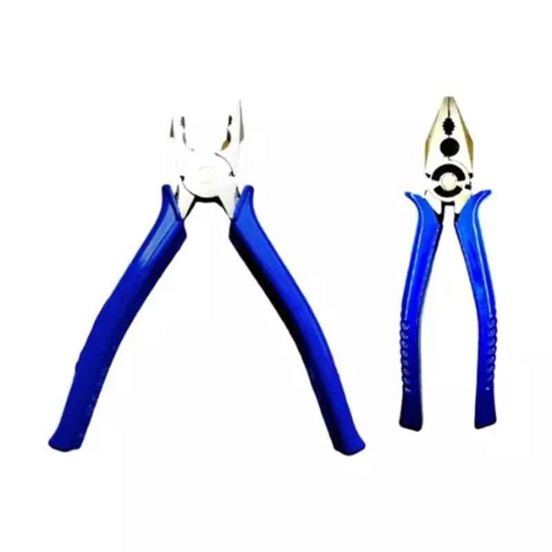 Sky Blue 2 Pcs 7.8 inch Lineman Plier Combo, SBE_PLIER_COMBOS_COMBO_273